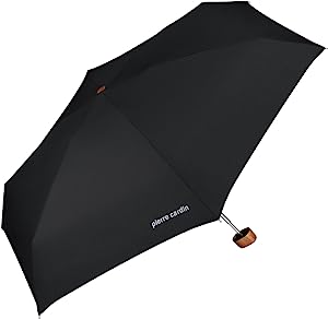 Pierre Cardin Parapluie noir boite à lunette 16 cm